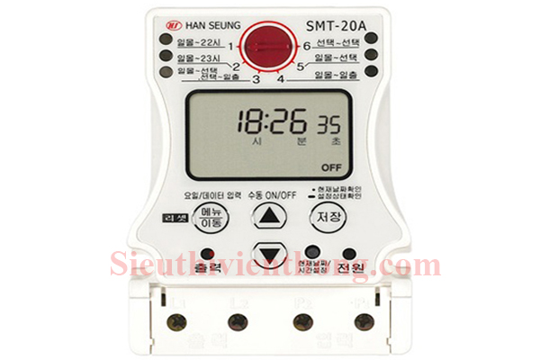 Công tắc hẹn thời gian kỹ thuật số cho chiếu sáng HAN SEUNG SMT-20A
