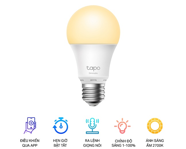 Smart Wi-Fi Light Bulb TP-LINK Tapo L510E