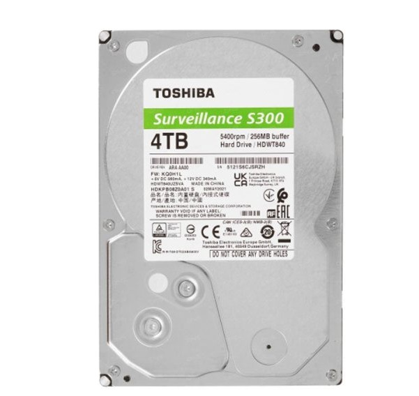 Ổ cứng chuyên dụng 4TB TOSHIBA HDWT840UZSVA