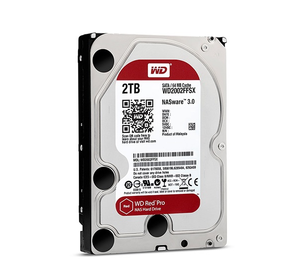Ổ cứng HDD 2TB Western Red Pro WD2002FFSX