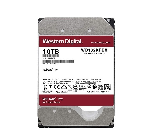 Ổ cứng HDD 10TB Western Red Pro WD102KFBX
