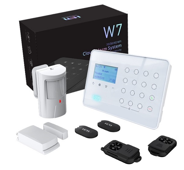 Trung tâm báo động thông minh Wifi+2G/4G HEYI HOME ALARM HY-W7-SZ/SR