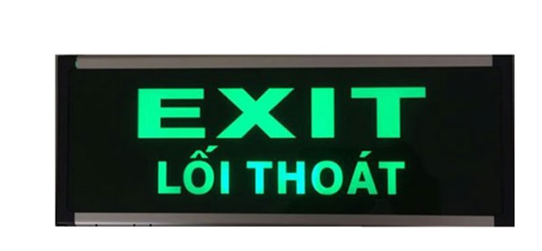 Đèn chỉ dẫn thoát hiểm Exit 2 mặt không chỉ hướng YongJin 820-11