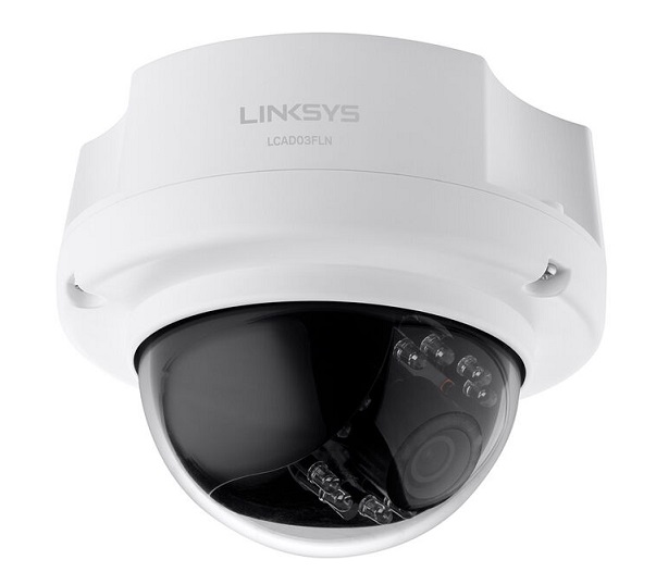 Camera IP Dome hồng ngoại 3.0 Megapixel LINKSYS LCAD03FLN